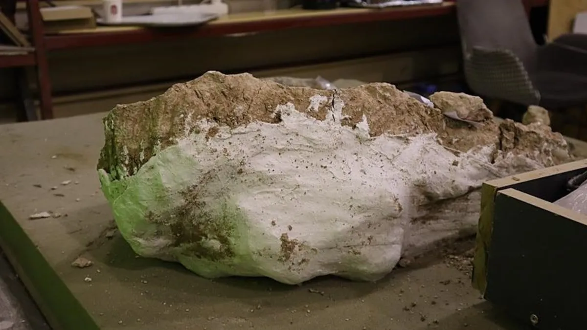 Kayseri’de 8 milyon yıllık ‘dev domuz’ kafatası bulundu