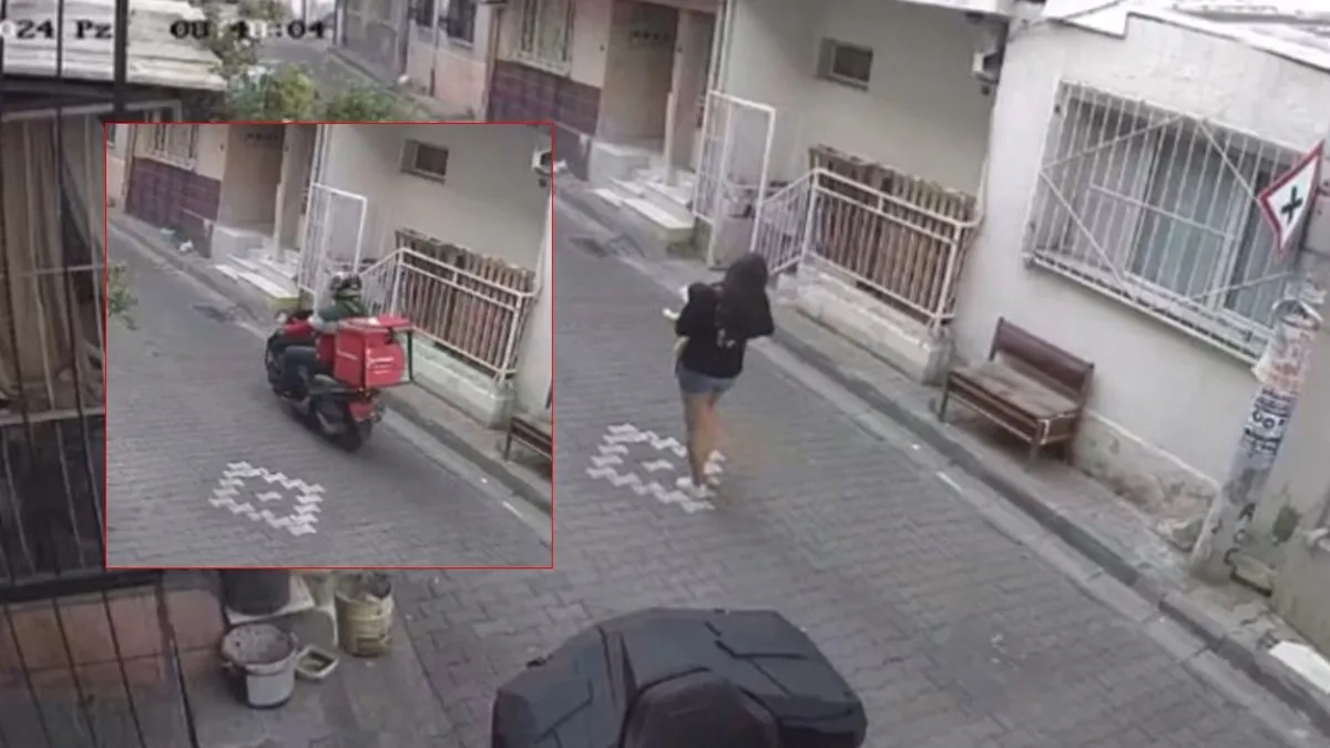 İzmir’de sapık motokurye üç saat arayla iki kızı elle taciz etti: O anlar kamerada!