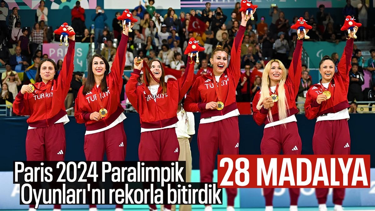 Türkiye, Paris 2024 Paralimpik Oyunları’nı 28 madalyayla tamamladı