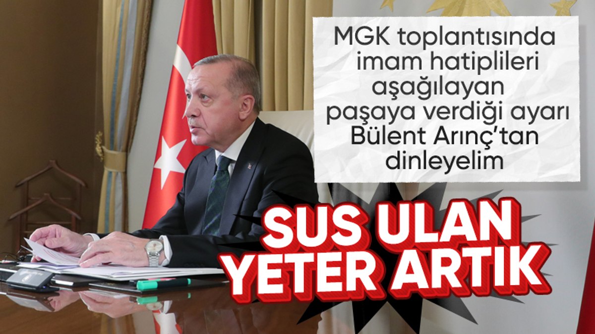 Bülent Arınç, Cumhurbaşkanı Erdoğan’ın imam hatiplileri aşağılayan paşaya verdiği ayarı anlattı