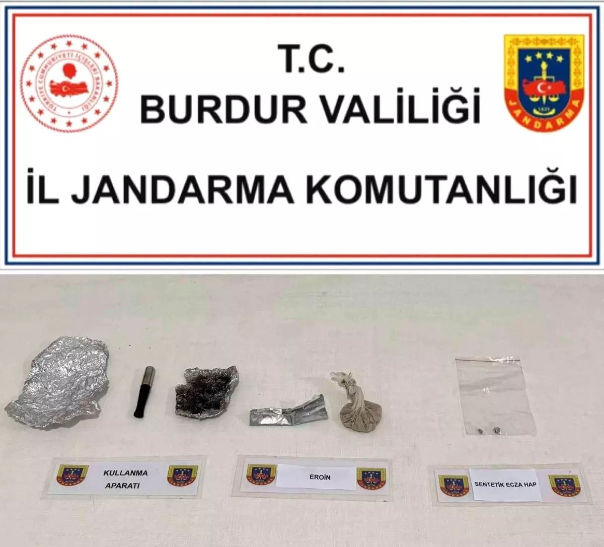 Burdur’da Uyuşturucu Operasyonu