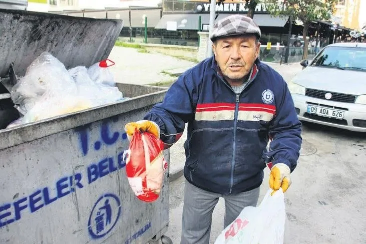 Gıdayı çöpe atan marketlere ceza!