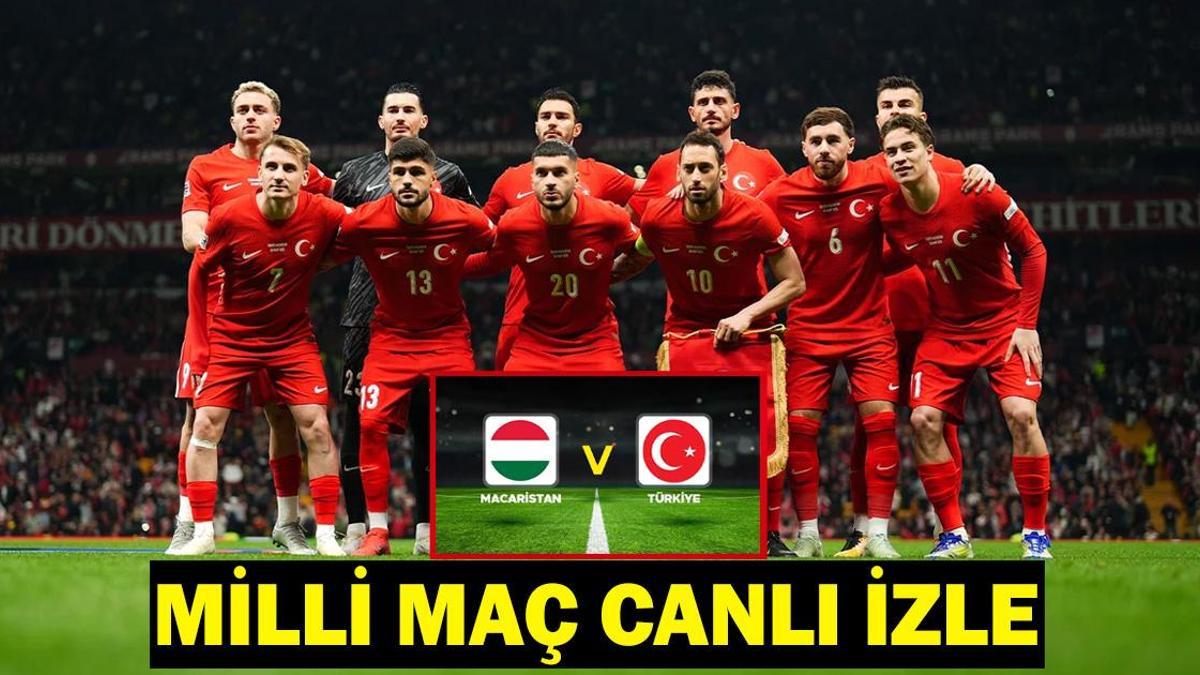 MACARİSTAN TÜRKİYE MAÇI CANLI İZLE: TV8 Milli Maç İzleme Ekranı! Uluslar Ligi Play-Off Rövanş Maçı!