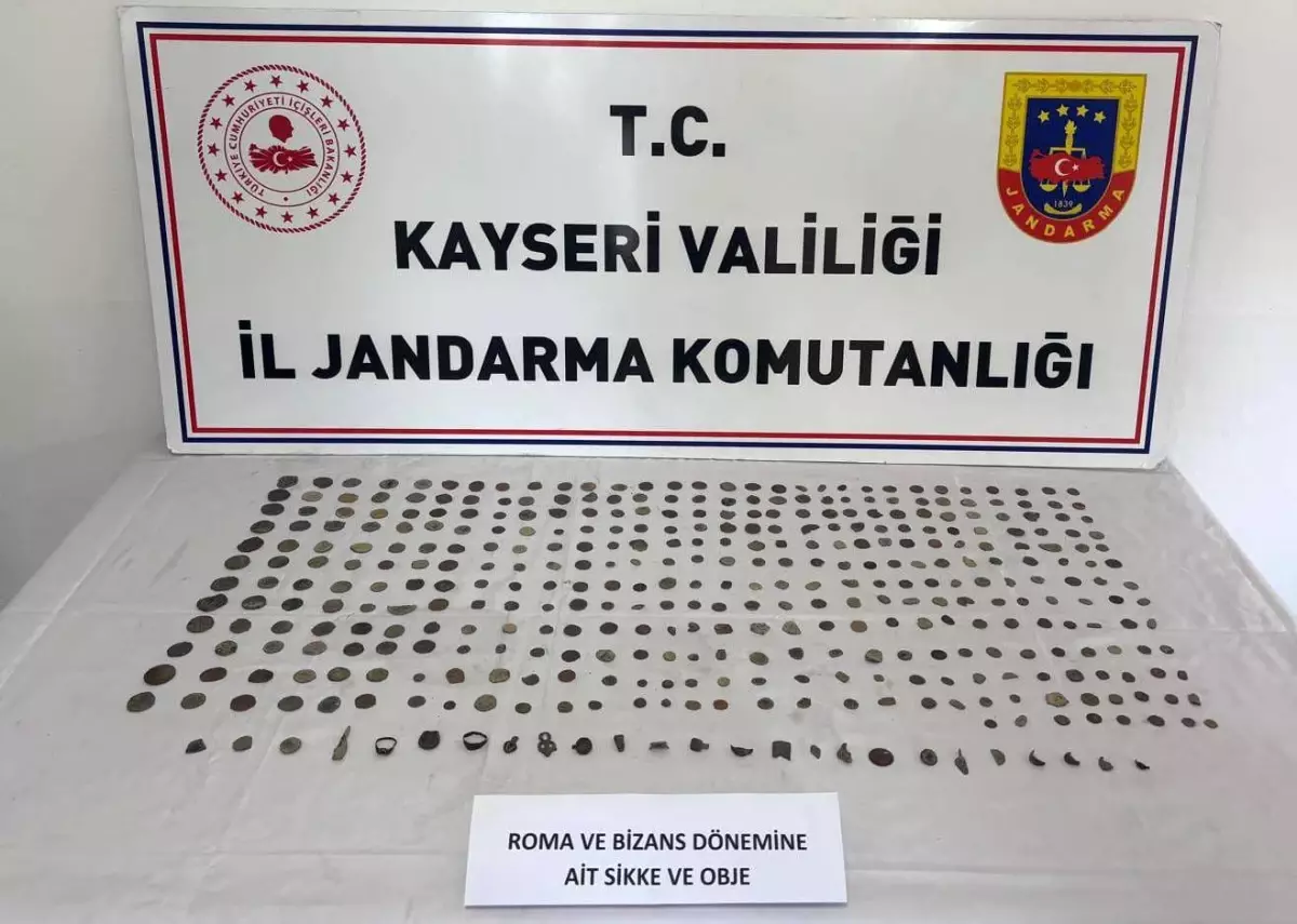 Kayseri’de Tarihi Eser Operasyonu